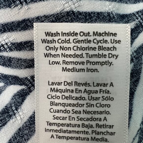 Terra & Sky Maxi Dress Women 4X Zebra Print Party Occasion Event Relaxed Comfort - Picture 14 of 15